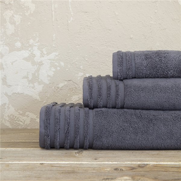 Πετσέτα Χεριών 30x50 Nima Home Vista Midnight Gray