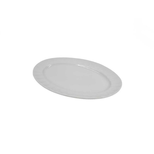 Πιάτο Οβάλ 31cm Πορσελάνη Sidirela Ε-4064