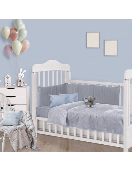 Κουβέρτα Βελουτέ Λίκνου 80x110 Das Home 0485