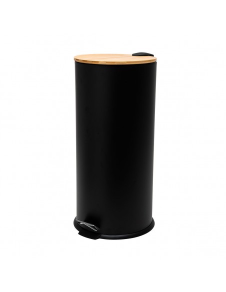 Κάδος Απορριμάτων Bamboo 30LT Μαύρος Mat εstia 01-12878