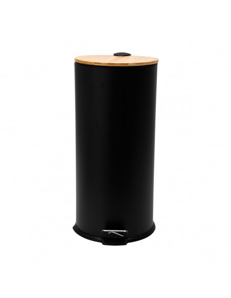 Κάδος Απορριμάτων Bamboo 30LT Μαύρος Mat εstia 01-12878