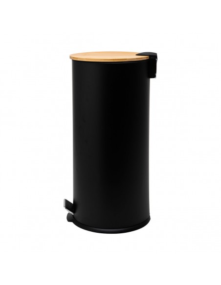 Κάδος Απορριμάτων Bamboo 30LT Μαύρος Mat εstia 01-12878