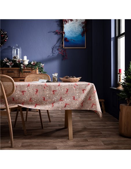 Χριστουγεννιάτικο Τραπεζομάντηλο (135Χ180) Gofis Home 126