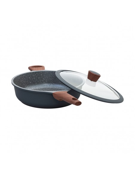 Ημιχύτρα - Σωτέζα Αντικολλητική 28cm Stone Series εstia 01-2404