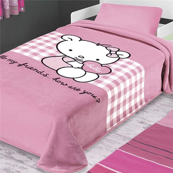Κουβέρτα Βελουτέ Μονή Belpla Ster 272 Pink