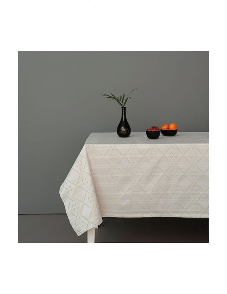 Τραπεζομάντηλο Αλέκιαστο 175Χ160 Palamaiki Lupo Beige