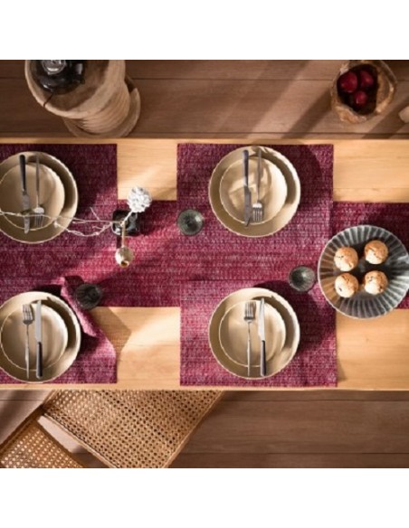 Runner Με Σουπλά (σετ) 30x150 Gofis Home Indila Cherry 137/02