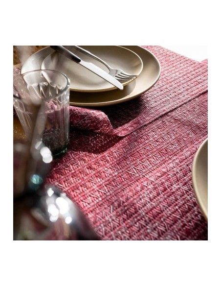 Runner Με Σουπλά (σετ) 30x150 Gofis Home Indila Cherry 137/02