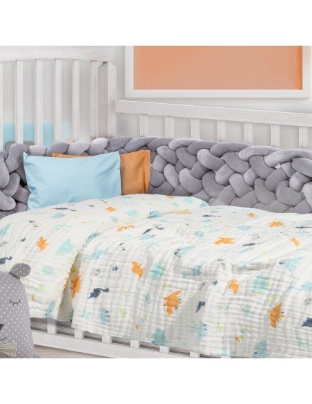 Κουβέρτα-Μουσελίνα Αγκαλιάς 80x105 Das Home 6623 Relax