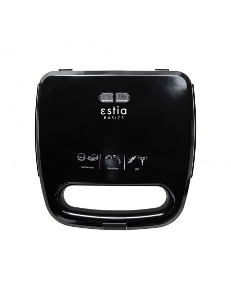 Τοστιέρα 750W εstia Black Plus 06-10027