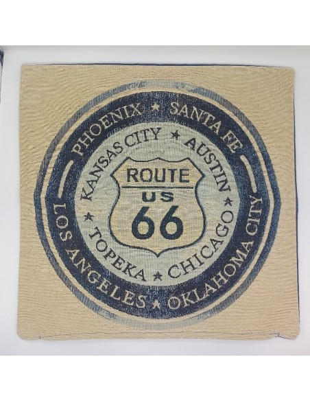 Διακοσμητική Μαξιλαροθήκη 45x45 Vassiliadis Bros Route 66