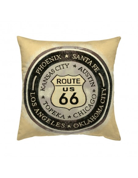 Διακοσμητική Μαξιλαροθήκη 45x45 Vassiliadis Bros Route 66