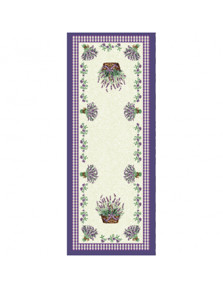 Σεμέν Στόφα 40x100 Vassiliadis Bros Fiori Di Lavanda