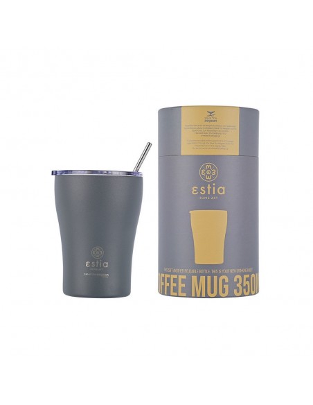 Θερμός Coffee Mug 350ml Save The Aegean εstia 01-12441 Fjord Grey