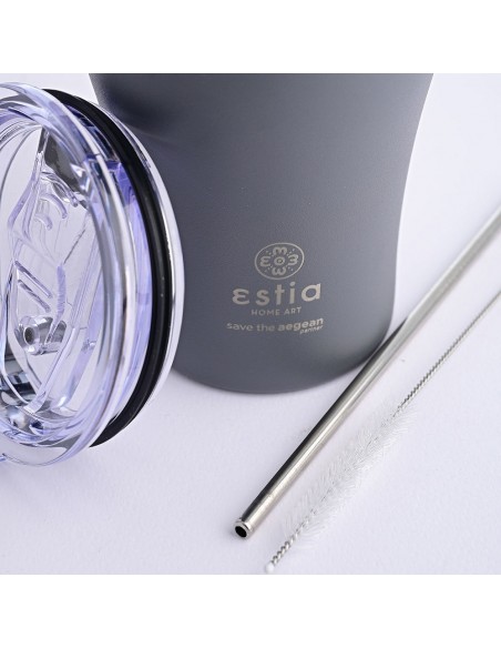 Θερμός Coffee Mug 350ml Save The Aegean εstia 01-12441 Fjord Grey