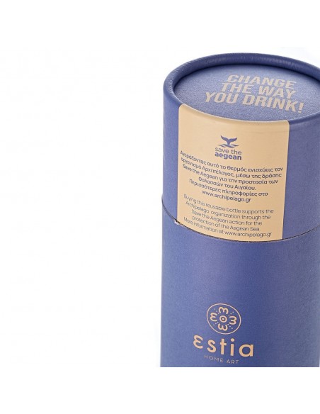 Θερμός-Travel Cup 300ml εstia Save The Aegean Denim Blue 01-16838