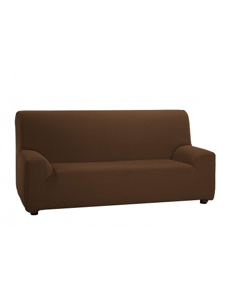 Ελαστικό Κάλυμμα Τριθέσιου Καναπέ Tunez Καφέ  MCDECOR