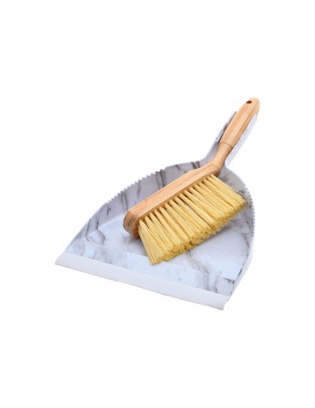 ESTIA ΣΚΟΥΠΑ ΜΕ ΦΑΡΑΣΙ ΧΕΙΡΟΣ BAMBOO ESSENTIALS 04-14360 MARBLE