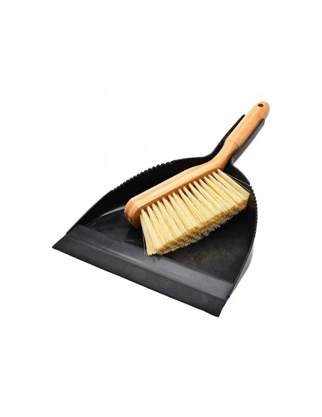 ESTIA ΣΚΟΥΠΑ ΜΕ ΦΑΡΑΣΙ ΧΕΙΡΟΣ BAMBOO ESSENTIALS 04-14285 ΜΑΥΡΟ