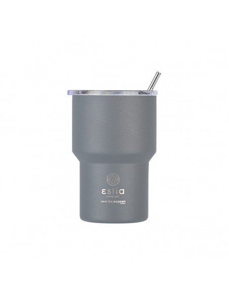 Θερμός Mug Lite 400ml εstia Save The Aegean 01-18467 Fjord Grey
