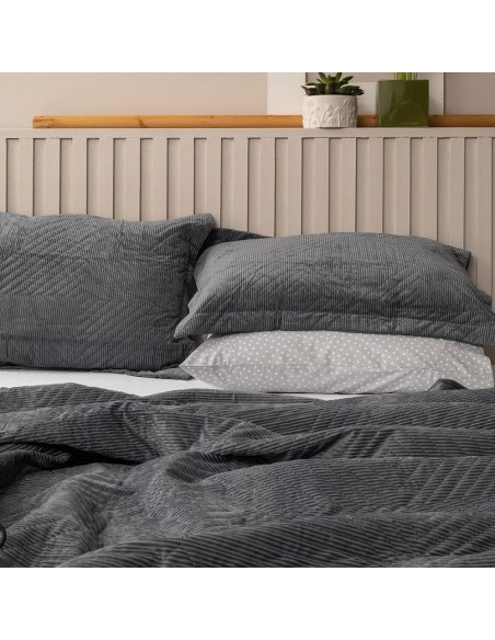Κουβερλί Υπέρδιπλο 220x240 Palamaiki Dizza Grey