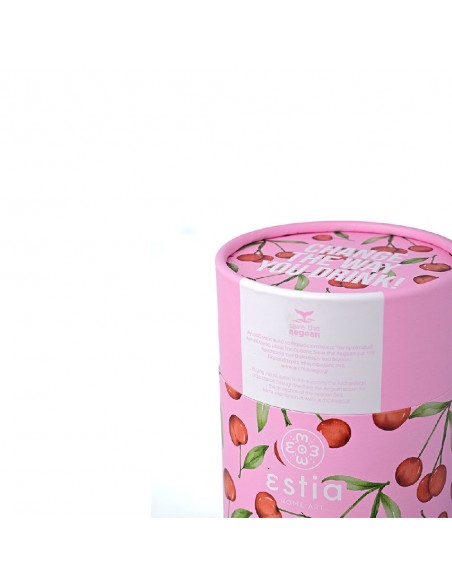 Θερμός Coffee Mug Save The Aegean 350ml εstia 01-16876 Cherry Rose εstia