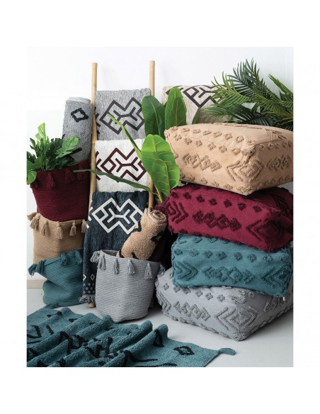 Διακοσμητικό Καλάθι Αποθήκευσης 30x40 Palamaiki Fabian Bordeaux