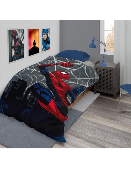 Κουβέρτα Βελουτέ Μονή 160x220 Dimcol Disney Spiderman 512