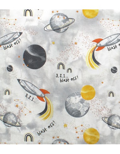 ΠΑΝΑ ΧΑΣΕ bebe Spaceship 187 80X80 Grey Cotton...