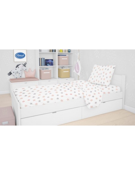 ΣΕΝΤΟΝΙΑ ΕΜΠΡΙΜΕ ΣΕΤ 2 τεμ Star 103 160Χ240 Grey Cotton 100% Dimcol Kids