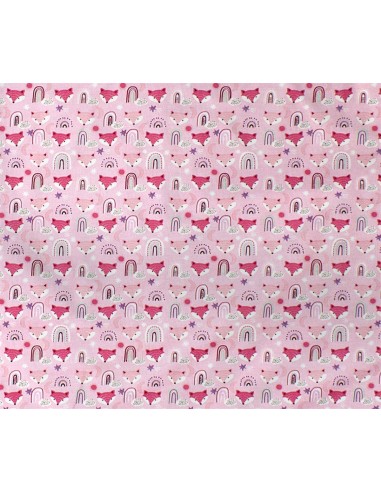 Πάνα Χασέ  bebe Fox 525 80X80 Pink Dimcol Dimcol