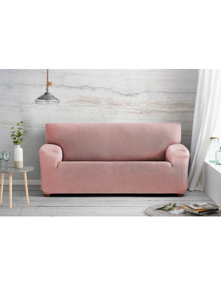 Ελαστικό Κάλυμμα Τετραθέσιου Καναπέ Tunez Ρόζ - MCDECOR