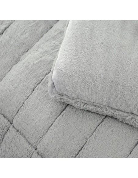 Κουβερτοπάπλωμα Υπέρδιπλο 220x240 Palamaiki Etta Gri