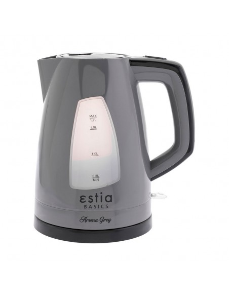 Ηλεκτρικός Βραστήρας 1.7Lt εstia Aroma Grey 06-10089