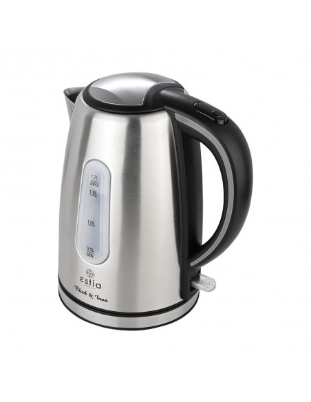 Ηλεκτρικός Βραστήρας 1.7Lt εstia Infinity Black&Inox 06-10102