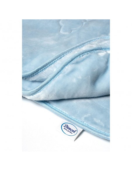 Βρεφική Κουβέρτα Κούνιας 110x140 Dimcol Bebe Bicycle Bear 16 110X140 Baby Blue