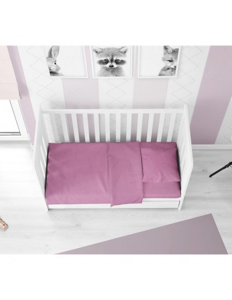 Βρεφική Μαξιλαροθήκη 35x45 Dimcol Bebe Solid 492 Lila