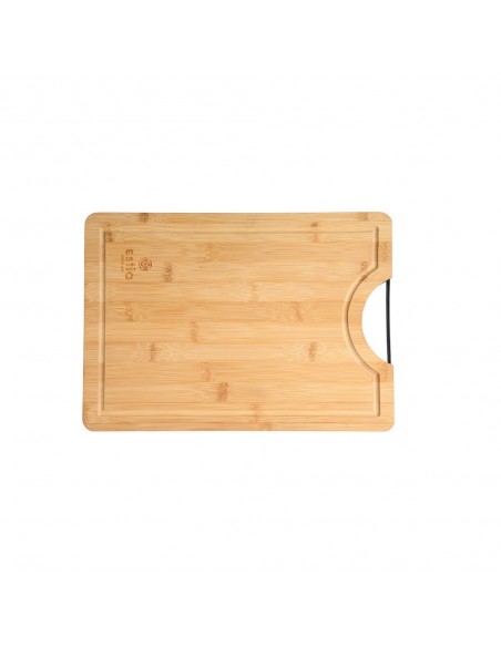 Επιφάνεια Κοπής Bamboo 35x25 Με Μεταλλική Λαβή εstia 01-18429