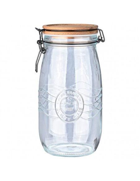 Γυάλινο Δοχείο Αποθήκευσης Allure 2000ml Με Κλιπ Καπάκι εstia 01-23928