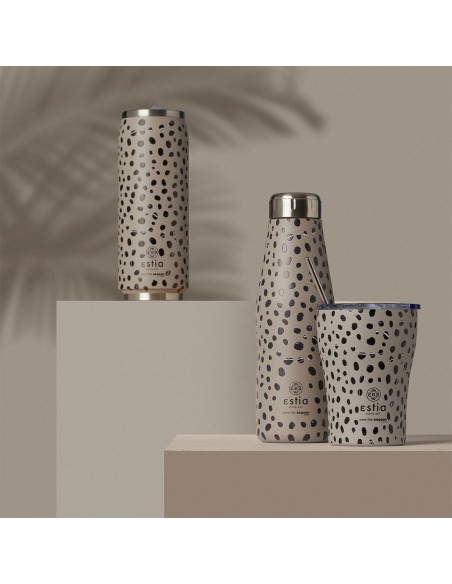 Θερμός Travel Flask 500ml Save The Aegean εstia 01-16630 Leopard Taupe
