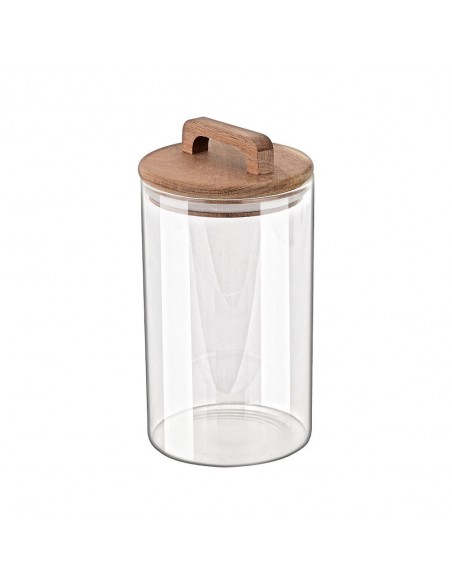 Δοχείο Αποθήκευσης Allure Γυάλινο 1000ml 10x10x19cm 01-17484 Estia