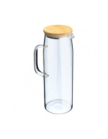 Κανάτα Γυάλινη Bamboo Essentials 1500ml Με Καπάκι εstia 01-19594