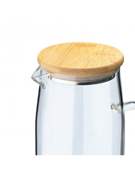 Κανάτα Γυάλινη Bamboo Essentials 1500ml Με Καπάκι εstia 01-19594