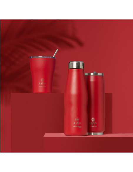 Θερμός Travel Flask 500ml Save The Aegean εstia 01-8543 Scarlet Red