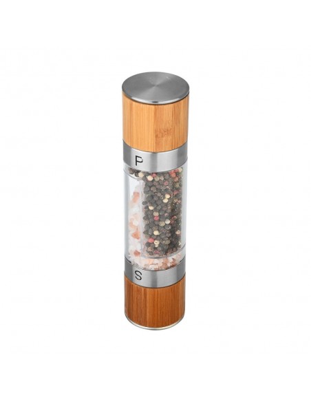 Μύλος Διπλός Για Αλάτι/Πιπέρι Bamboo Essentials εstia 01-20293