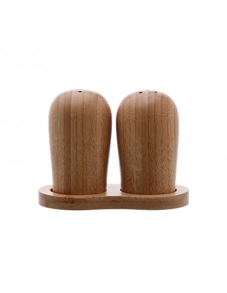 Δοχείο Για Αλάτι/Πιπέρι (Σετ 2τμχ) Bamboo essentials εstia 01-14605