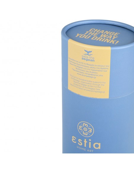 Θερμός Travel Cup 500ml Save The Aegean εstia 01-12076 Denim Blue