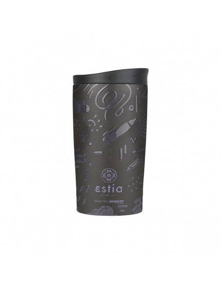 Θερμός Travel Mug 350ml Save The Aegean εstia 01-25588 Noir Echo εstia