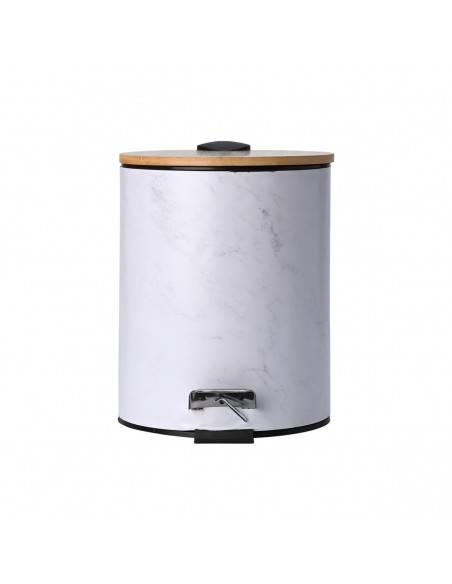 ΧΑΡΤΟΔΟΧΕΙΟ ΜΠΑΝΙΟΥ MARBLE SOFT CLOSE 5lt ESTIA 02-22020