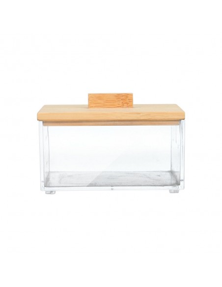 Κουτί Αποθήκευσης & Οργάνωσης Με Καπάκι Bamboo Essentials 9x9x6 εstia 02-17675